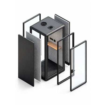 Exploded-view-of-acoustic-phone-booth